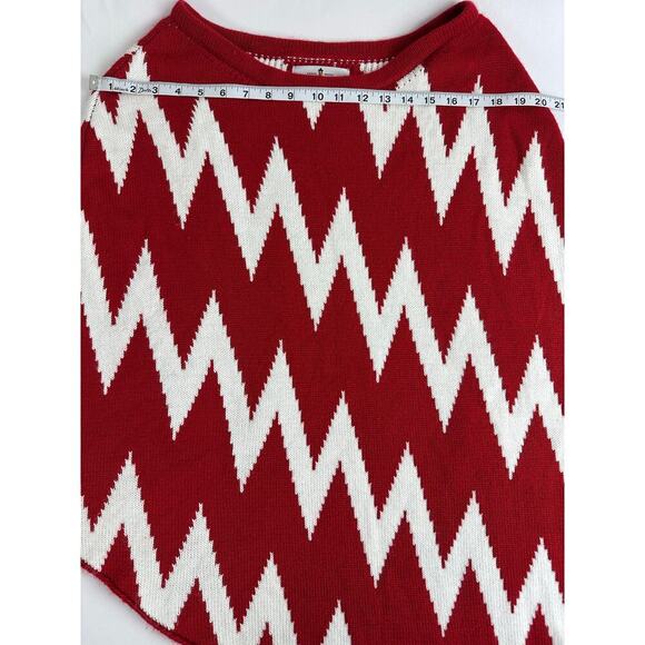 Emerson Street Clothing Women's Size Large XL University of Oklahoma Knit Poncho - Picture 8 of 11